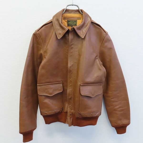 90s POLO CLUB レザーフライトジャケット ファー 2way A-2 California MFG レインボーカントリー TYPE A-2 ラフウェア