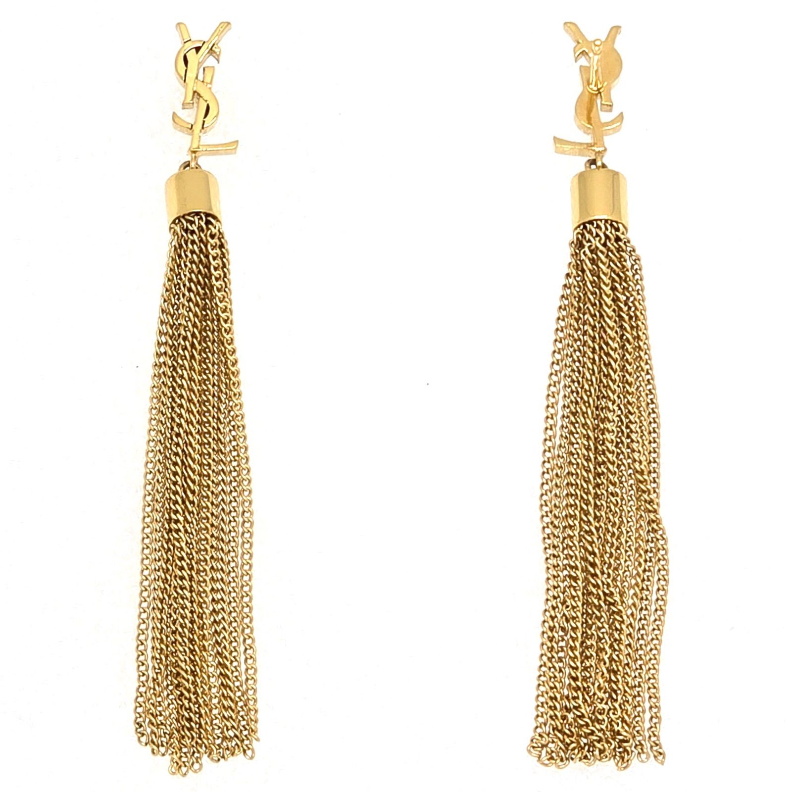 SAINT LAURENT カサンドラ タッセルピアス SAINT LAURENT サンローラン ピアス 506030 Y1614 レディース