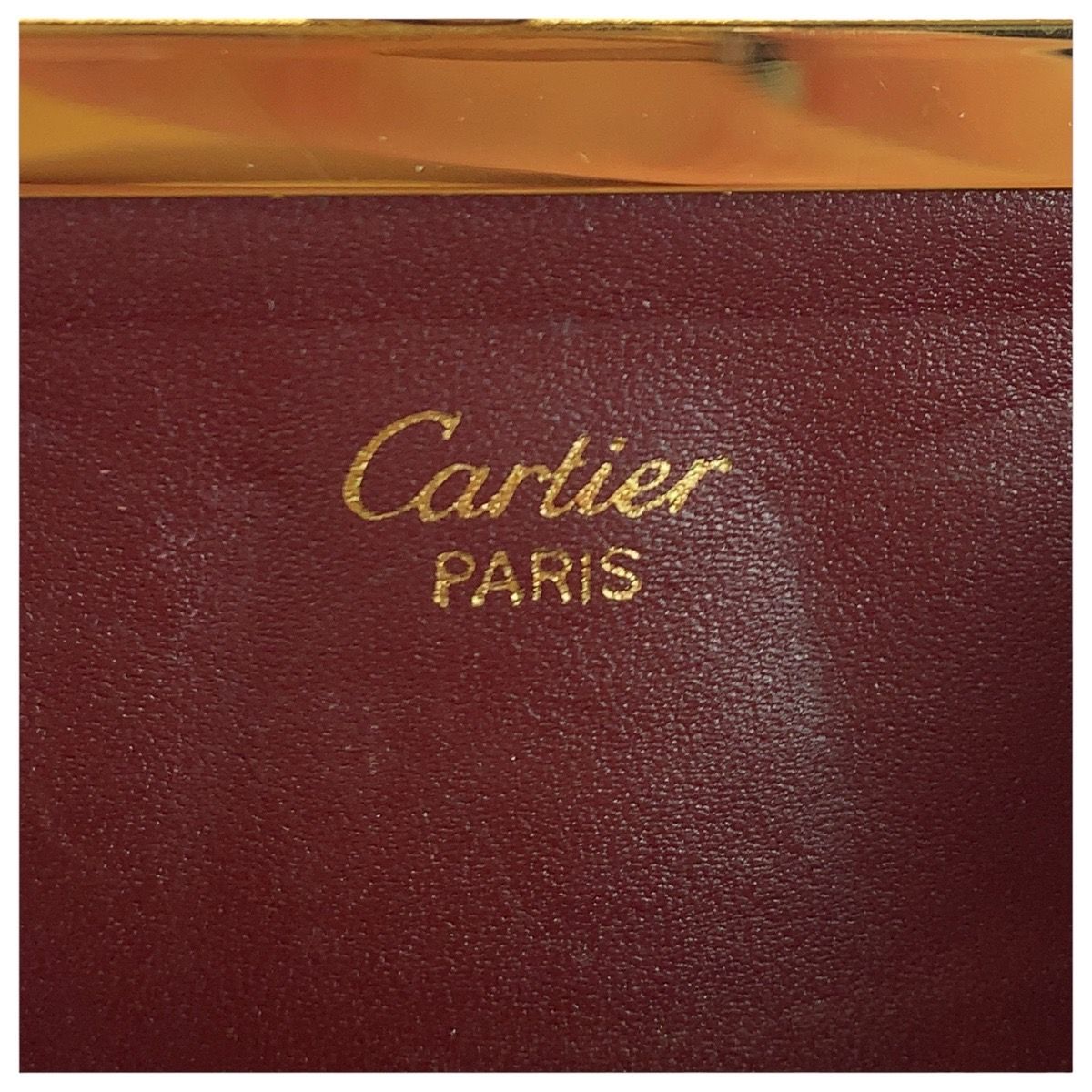 CARTIER カルティエ マストライン ワインレッド ボルドー