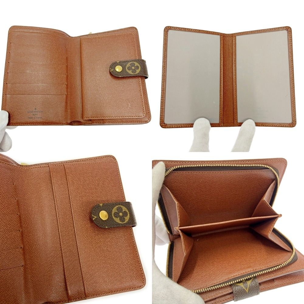 LOUIS VUITTON ルイ・ヴィトン M61207 ポルトパピエジップ モノグラム