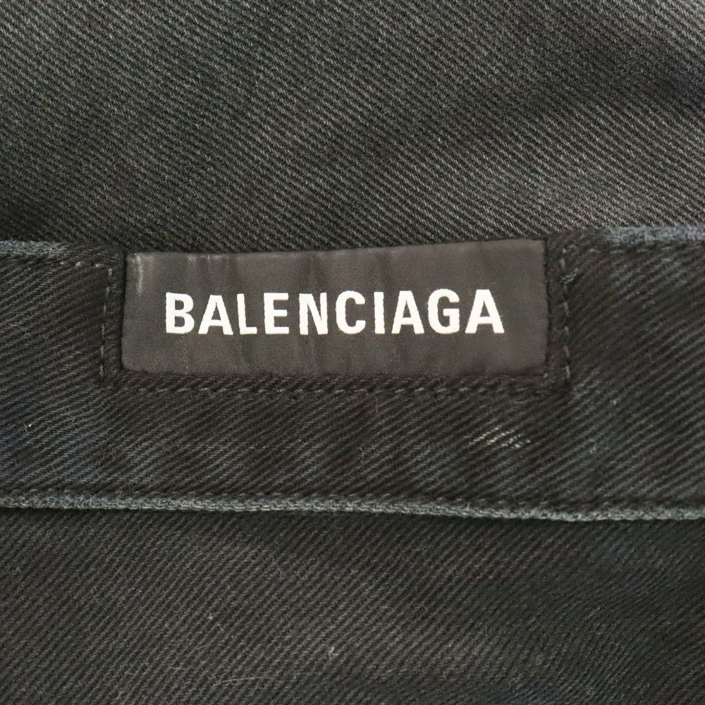 BALENCIAGA (バレンシアガ) 23SS Baggy Pants ウォッシュ加工 ボタン