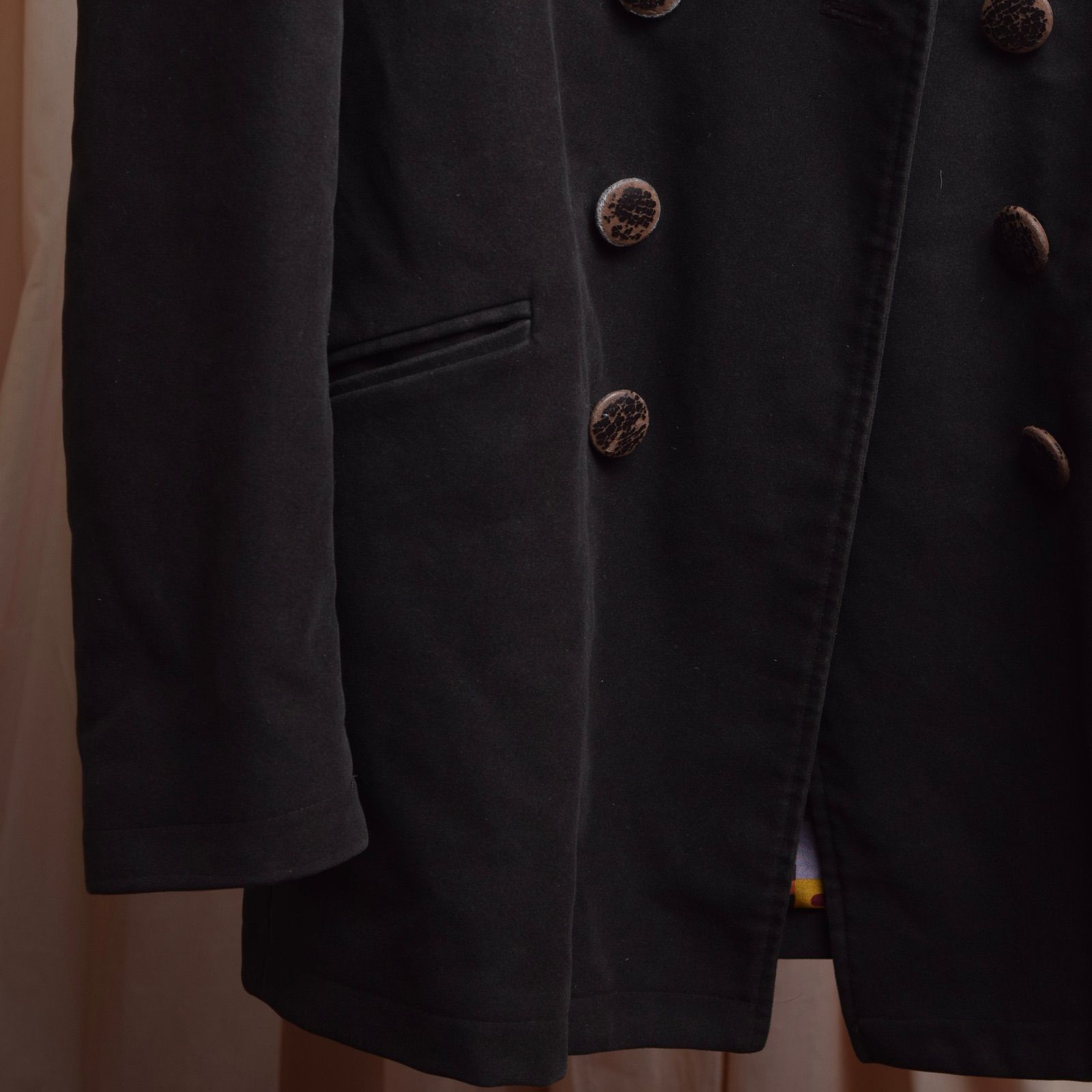 ETRO ウール ダブルブレストコート　新品未使用♡ MANTECO® ウール混紡ダブルブレスト仕様コート - ネイビーブルー