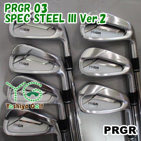 アイアン プロギア PRGR 03/SPEC STEEL III Ver.2 /SR/0[104475]
