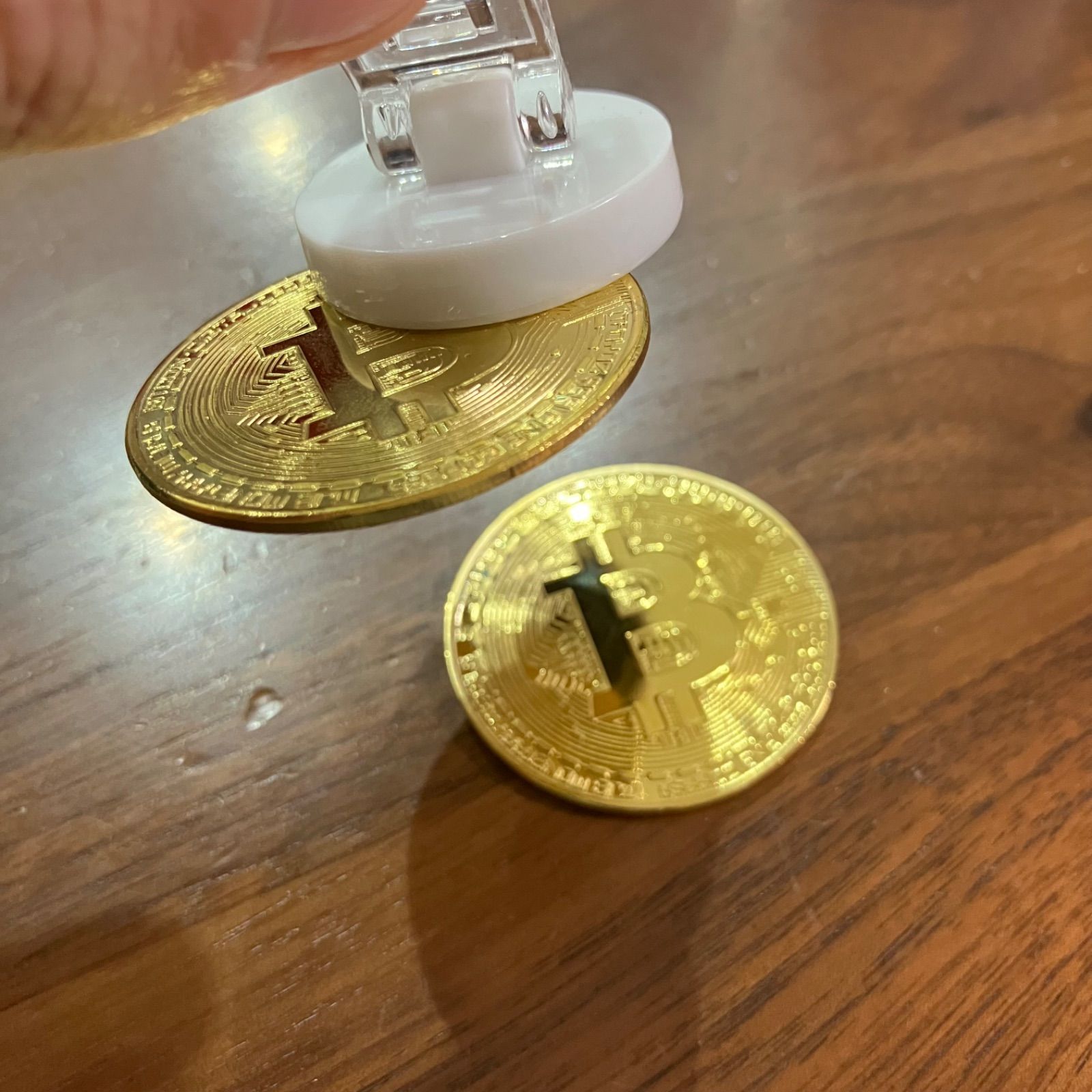 新品】ビットコイン（レプリカコイン）3枚セット ゴルフマーカー 