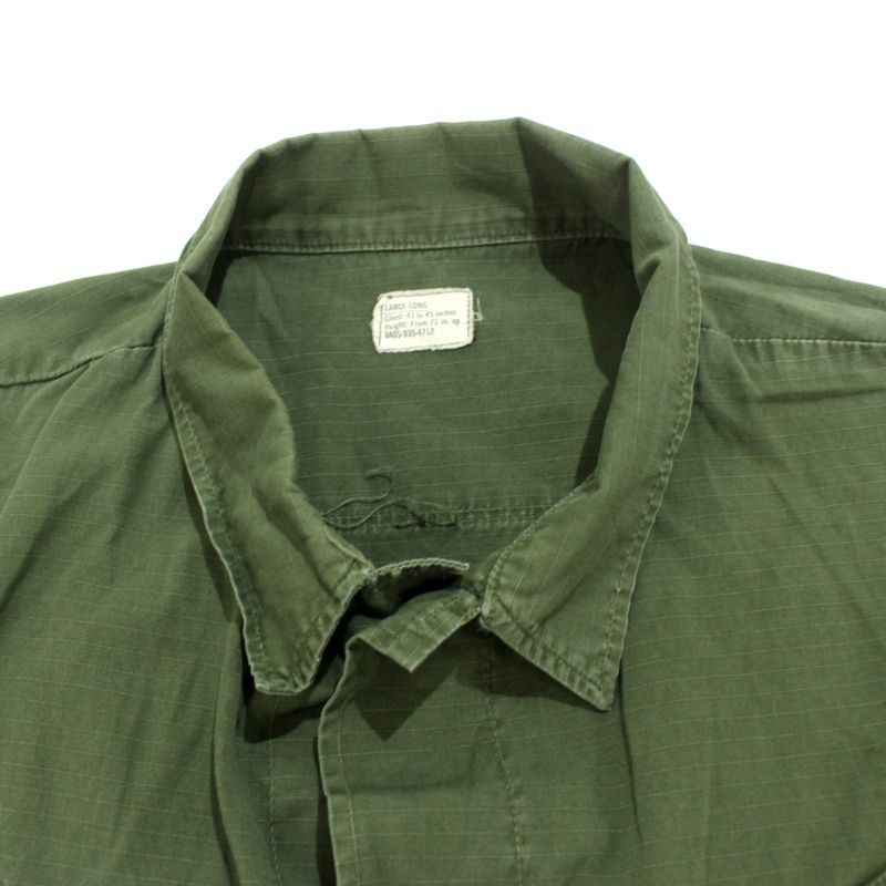 60s USA製 vintage U.S.ARMY ジャングルファティーグ リップストップ