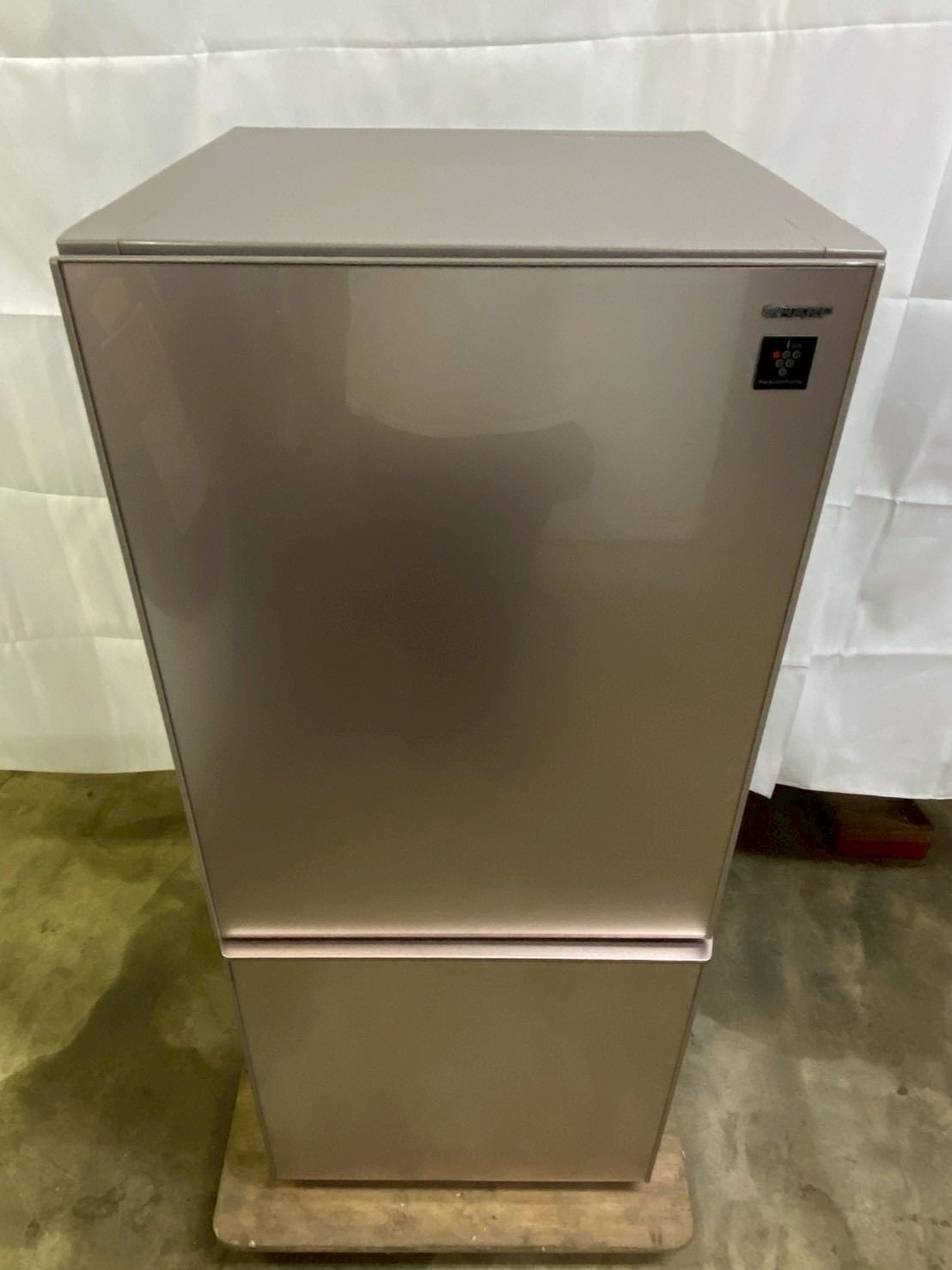 SHARP 2ドア冷蔵庫 SJ-GD14D-C 2018年製 137L 両開き SHARP 2ドア冷蔵庫