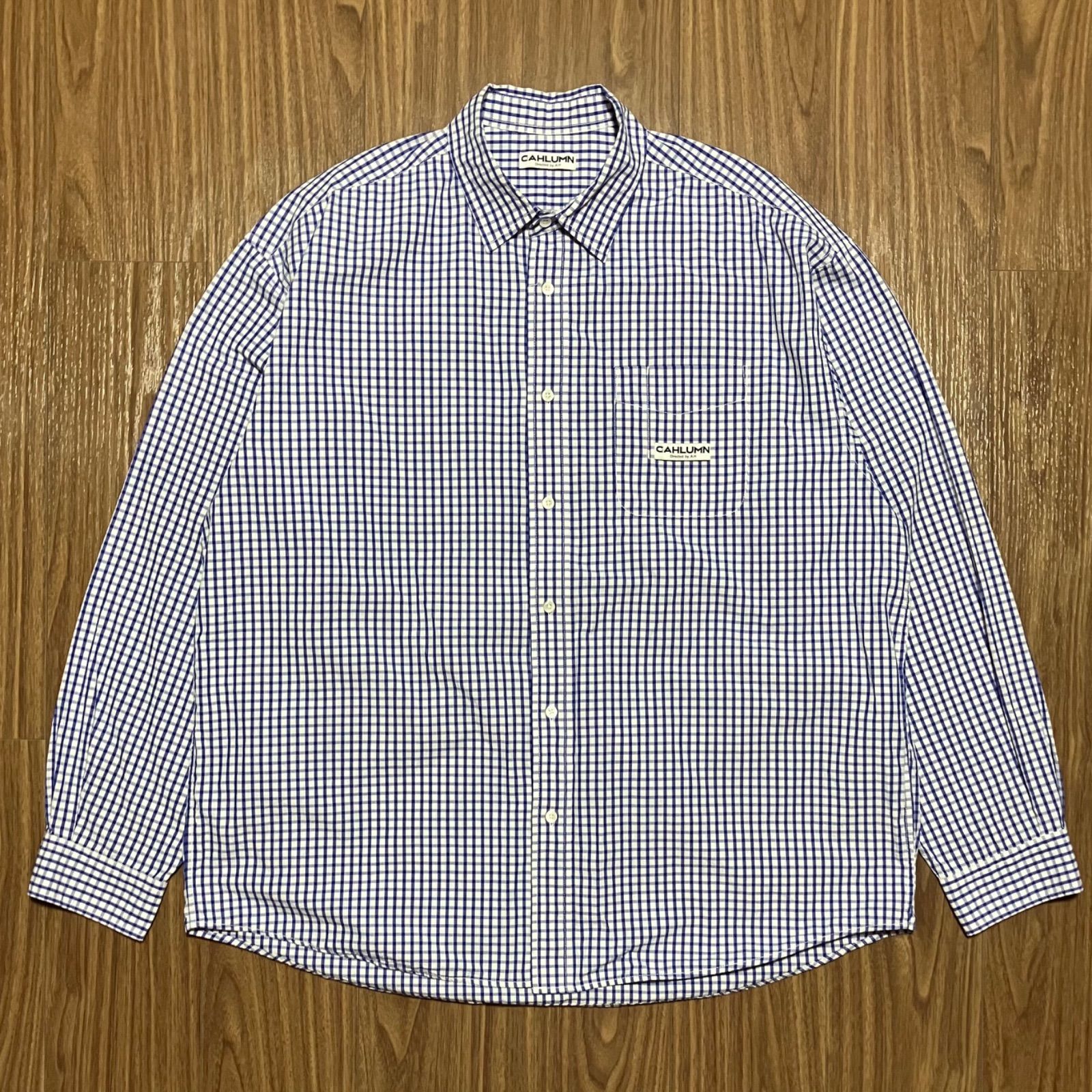 CAHLUMN/カウラム マガジンポケット ブロードシャツ ギンガムチェック CAHLUMN/カウラム Magazine Pocket Broad Shirt(Gingham