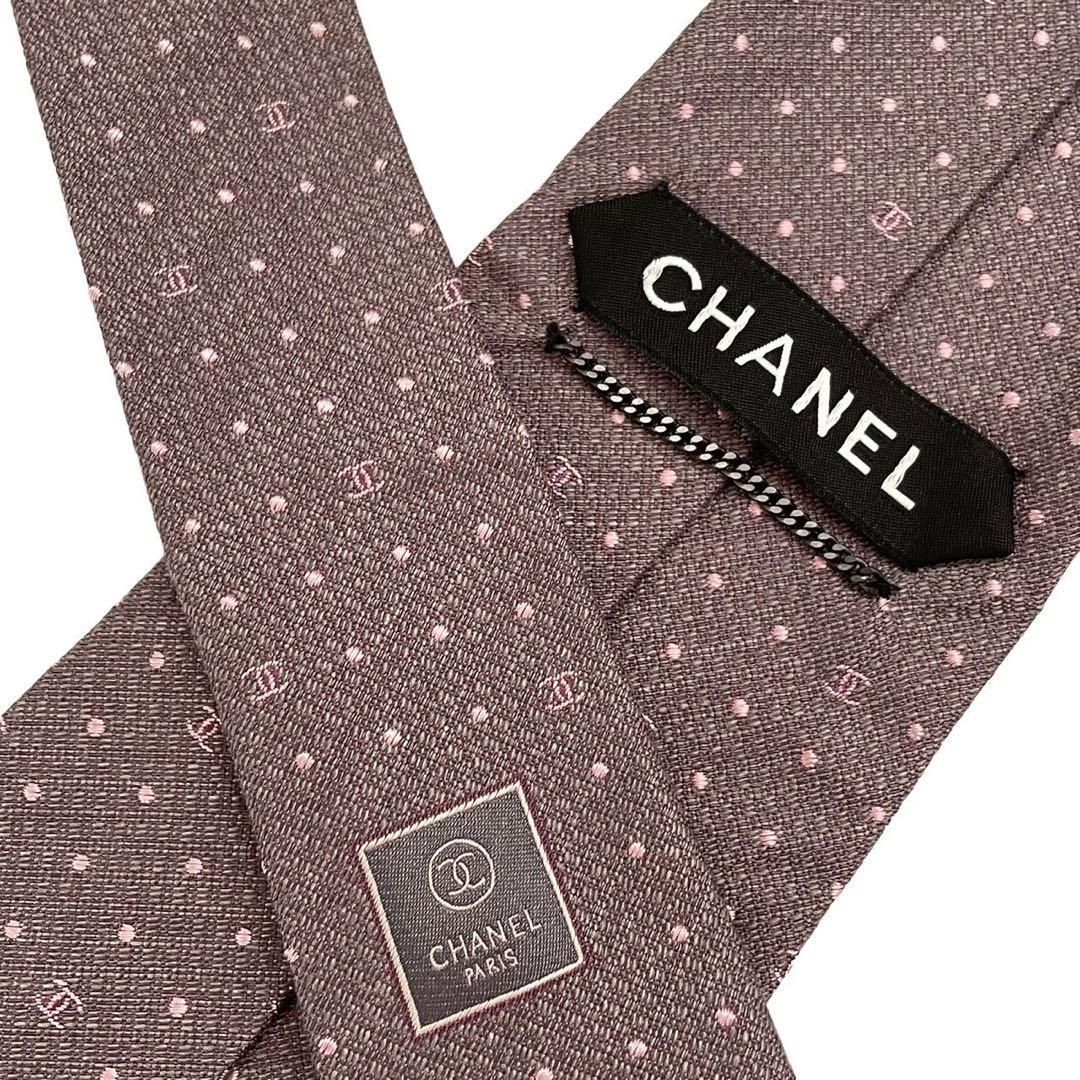 CHANEL シャネル ネクタイ ループタイ ロゴ ココマーク シルク CHANEL シャネル ネクタイ ループタイ アクセサリー 小物 総柄