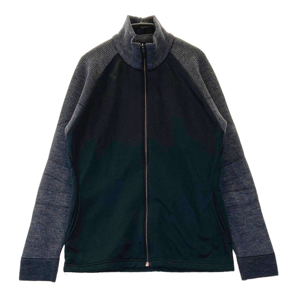 サイズ：M DESCENTE GOLF デサントゴルフ ニット切替 ジップジャケット