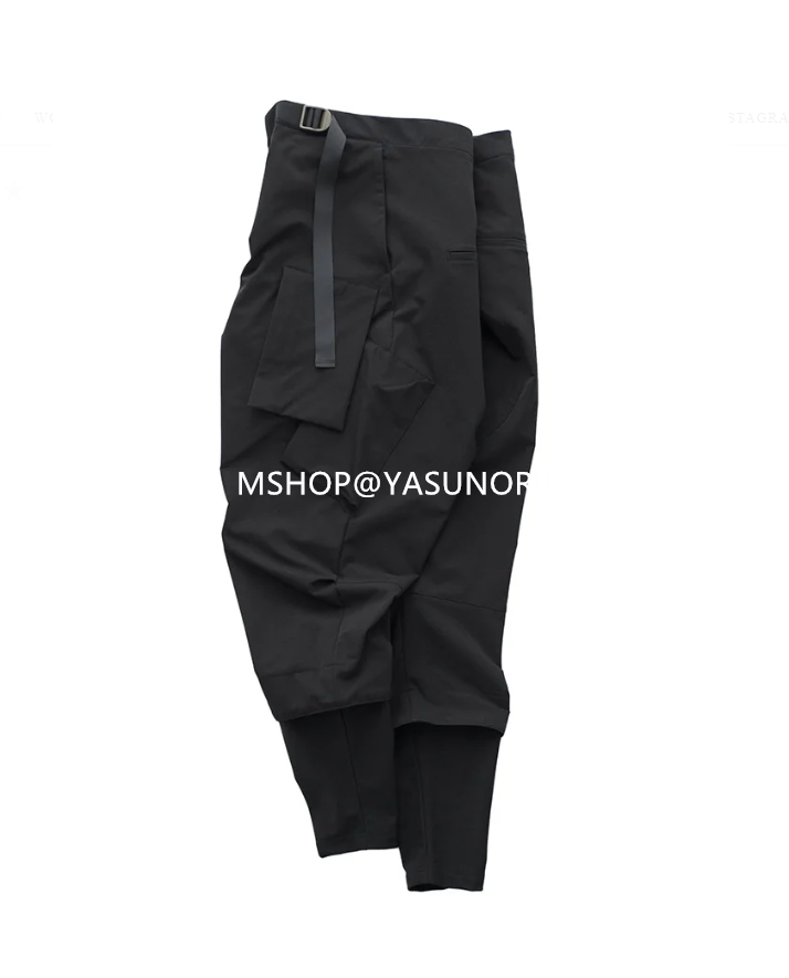 ACRONYM  ACRONYM - P23A-DS / SCHOELLER DRYSKIN CARGO DRAWCORD TROUSER - BLACK