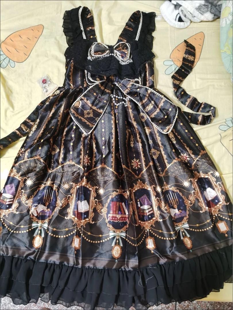 ゴスロリドレス 黒 ゴシック ロリータjsk ワンピース 森ガール 姫様 ゴスロリドレス 黒 ゴシック ロリータjsk ワンピース 森ガール