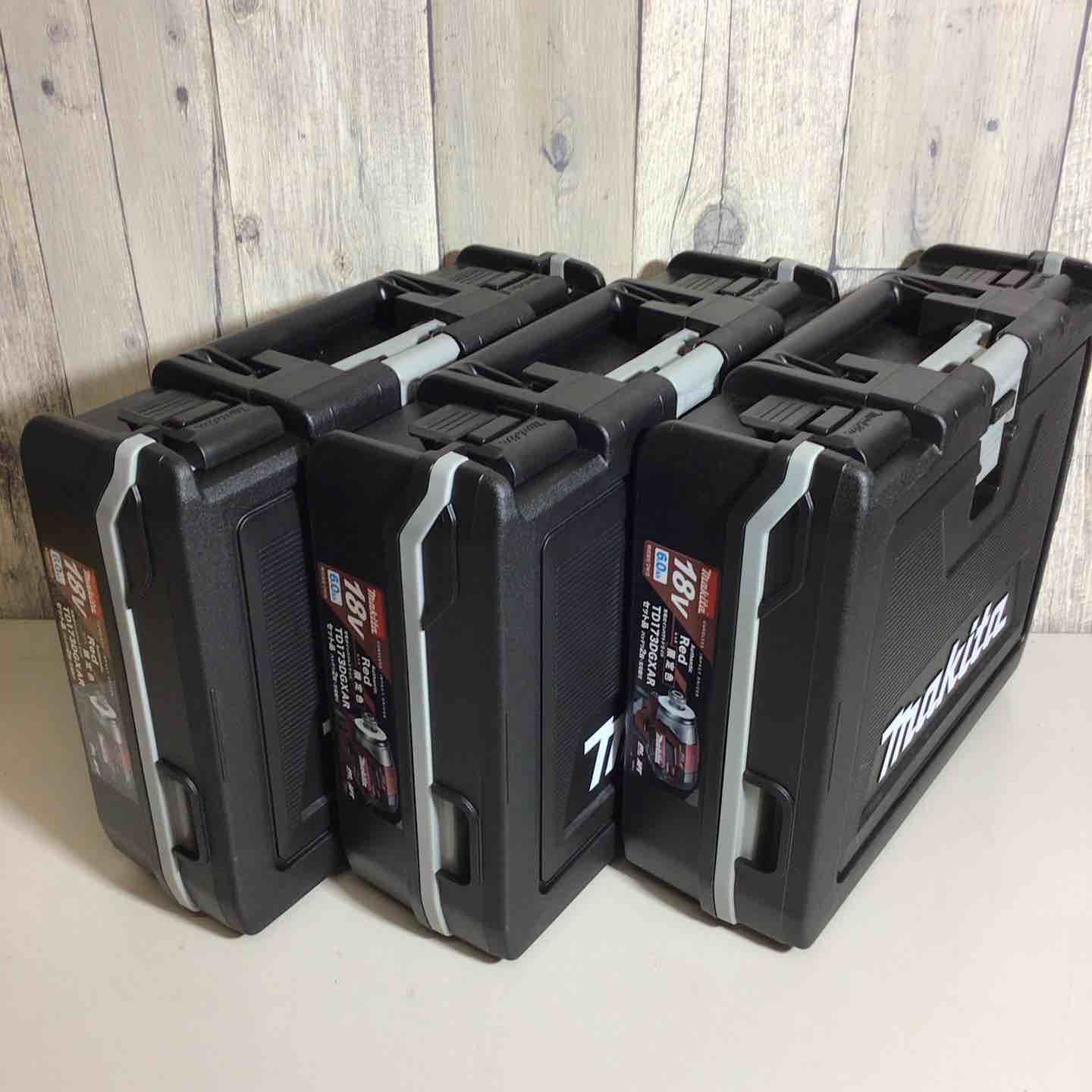 色 マキタ makita コードレス インパクトドライバー TD173DGXAR 3台 インパクト インパクトドライバ フルセット レッド 赤 純正 純正品 戸田店