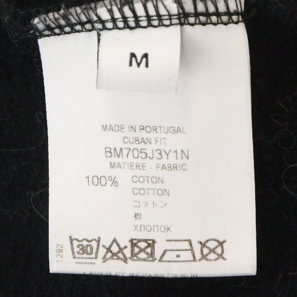 GIVENCHY フロントプリントクルーネックスウェットトレーナー Sサイズ ブラック BMJ0A930AF ジバンシー GIVENCHY ジバンシィ Destroyed Logo Cotton-jersey Sweatshirt
