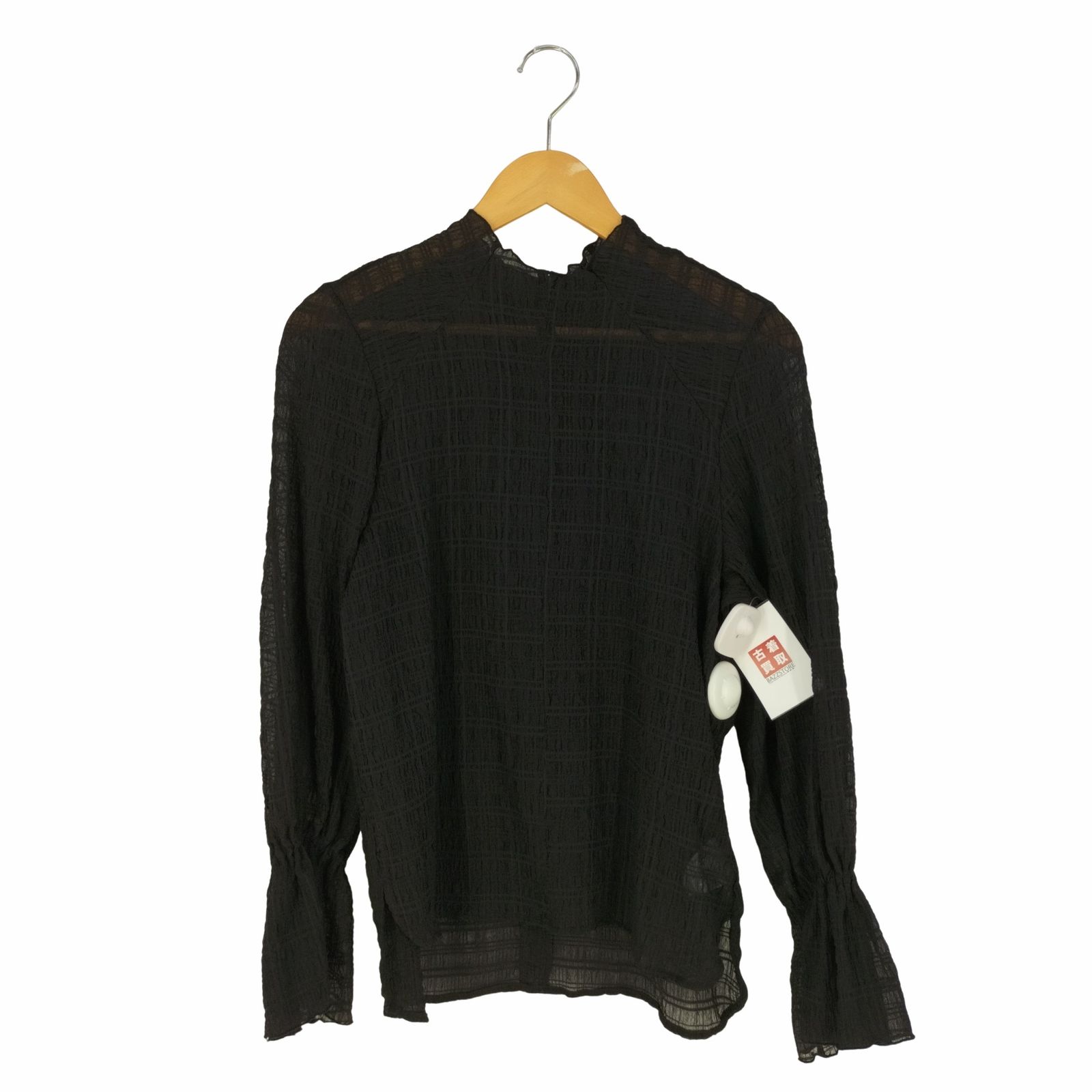 foufou / フーフー | 2022SS | seersucker mellow blouse ブラウス | ブラック | レディース フーフー FOUFOU seersucker mellow blouse シアサッカー メロウ