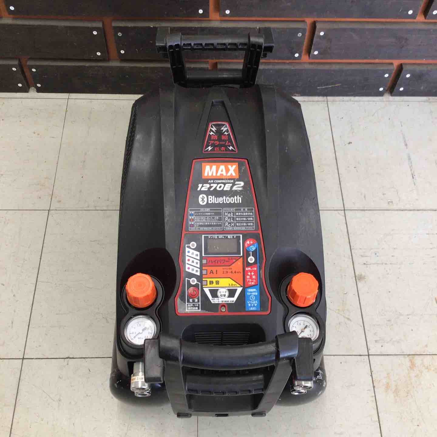 品 マックス|MAX エアコンプレッサー AK-HH1270E2_ブラック 鴻巣店
