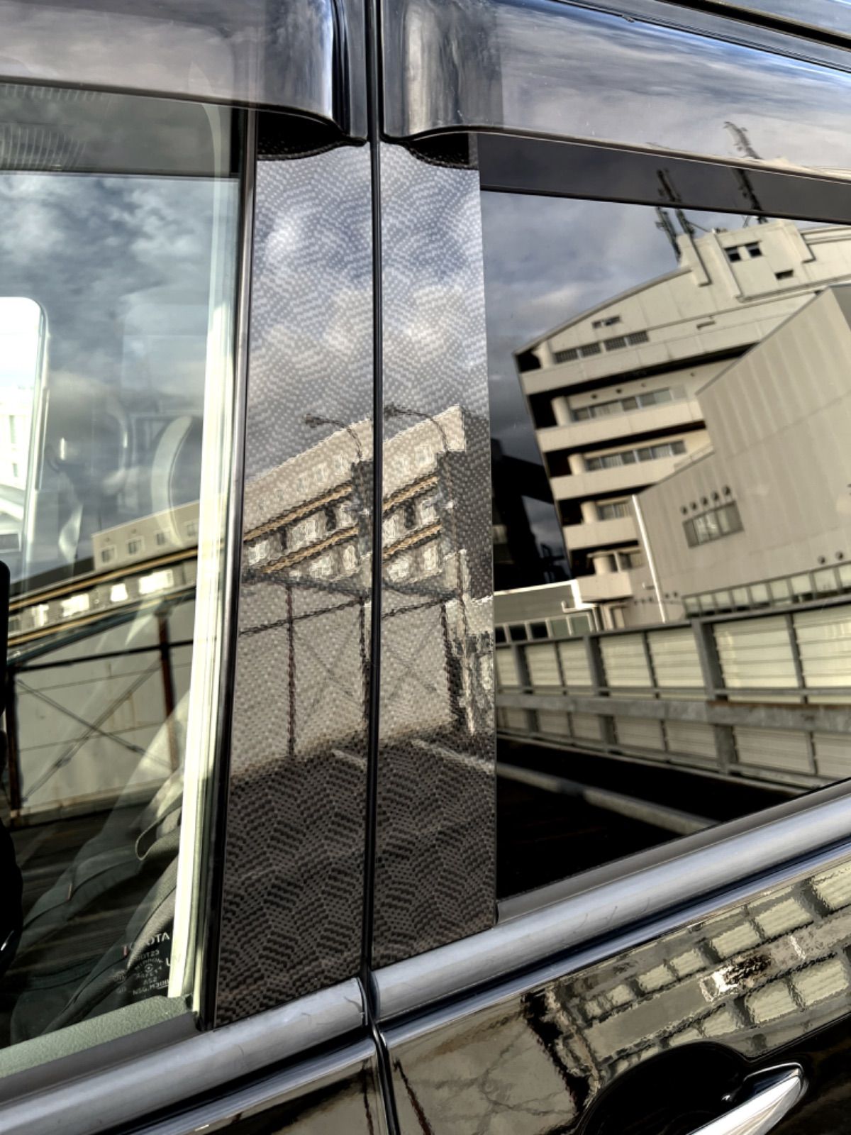 30系セルシオ・LS430【本物フォージドカーボン】ピラーガーニッシュ