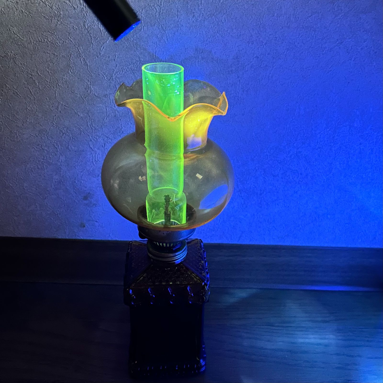 品質満点 ビンテージ オイルランプ ウランガラス メルカリ - 工芸品