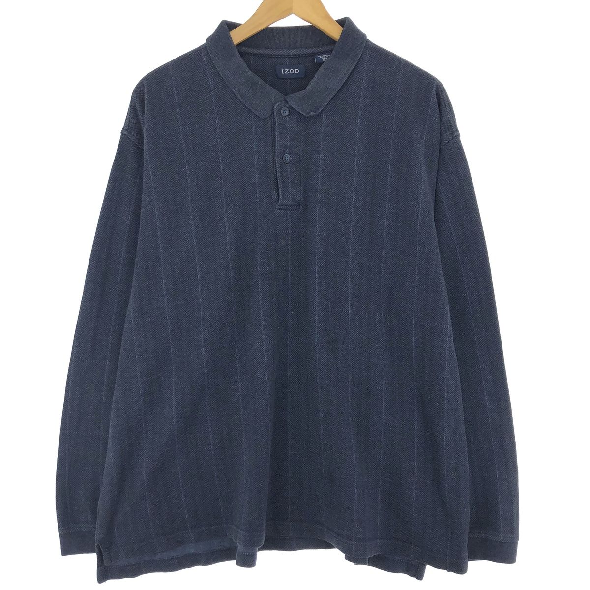 古着 IZOD 長袖ニットポロシャツ メンズXL/eaa430703