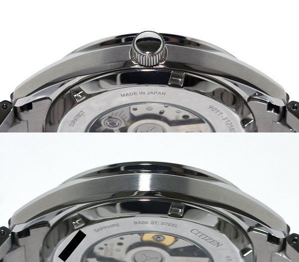 CITIZEN スケルトン 自動巻き CITIZEN 自動巻き スケルトン グレー