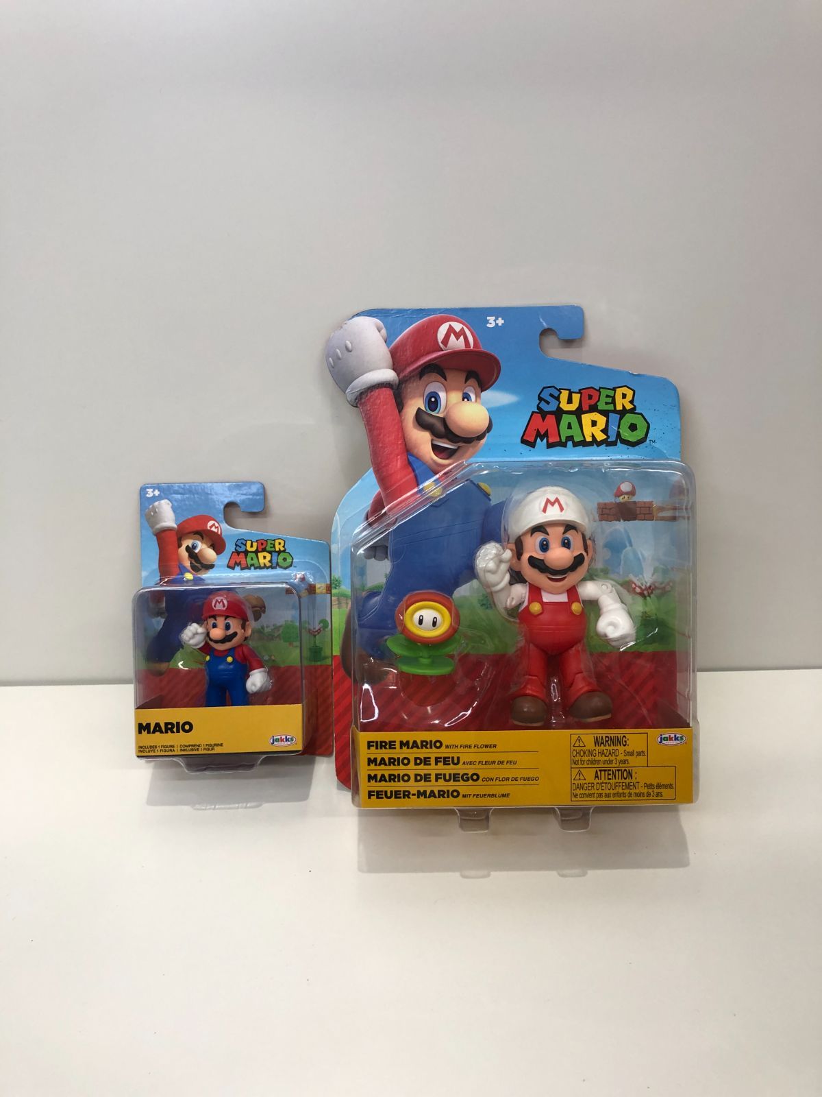 【新品未開封・海外限定】マリオu0026ファイアマリオ フィギュアセット パシフィックワールド Nintendo Mario Brothers Jakks