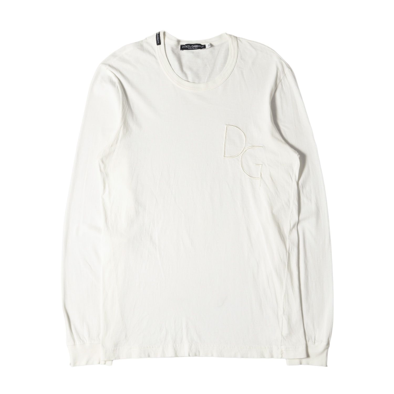 美品 DOLCE&GABBANA ドルチェ&ガッバーナ Tシャツ サイズ:46 DGロゴ 