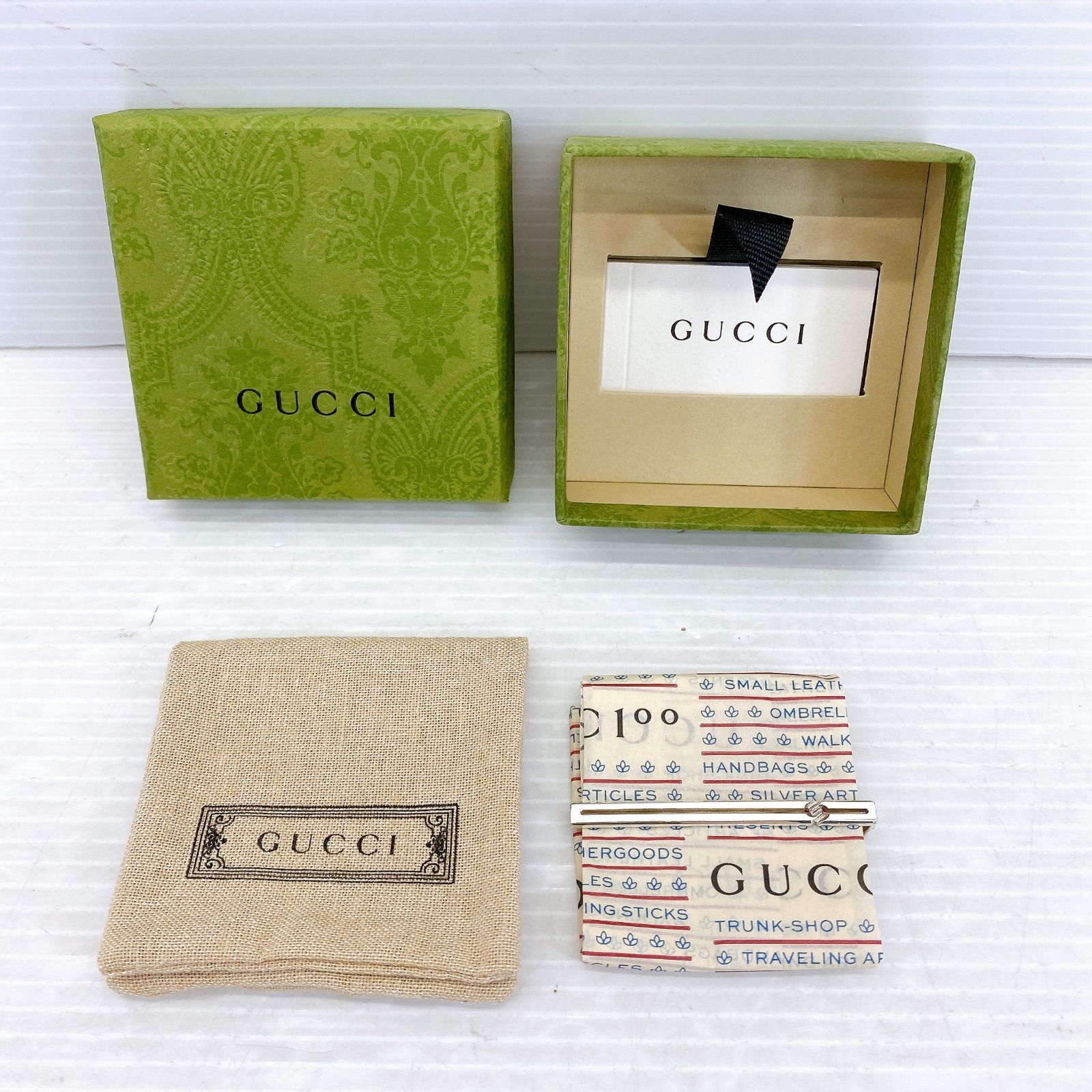 GUCCI グッチ ネクタイピン ノットディティール SV925 シルバー 925 き
