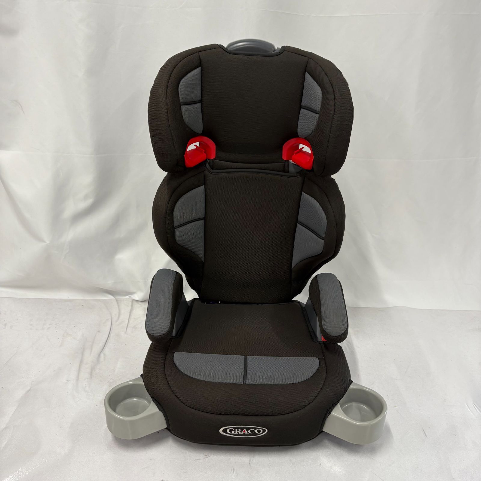 美品✨GRACO ジュニアシート booster basicグレー/ブラック② 美品 】 GRACO グレコ ジュニアシート ジュニアプラス ブラック