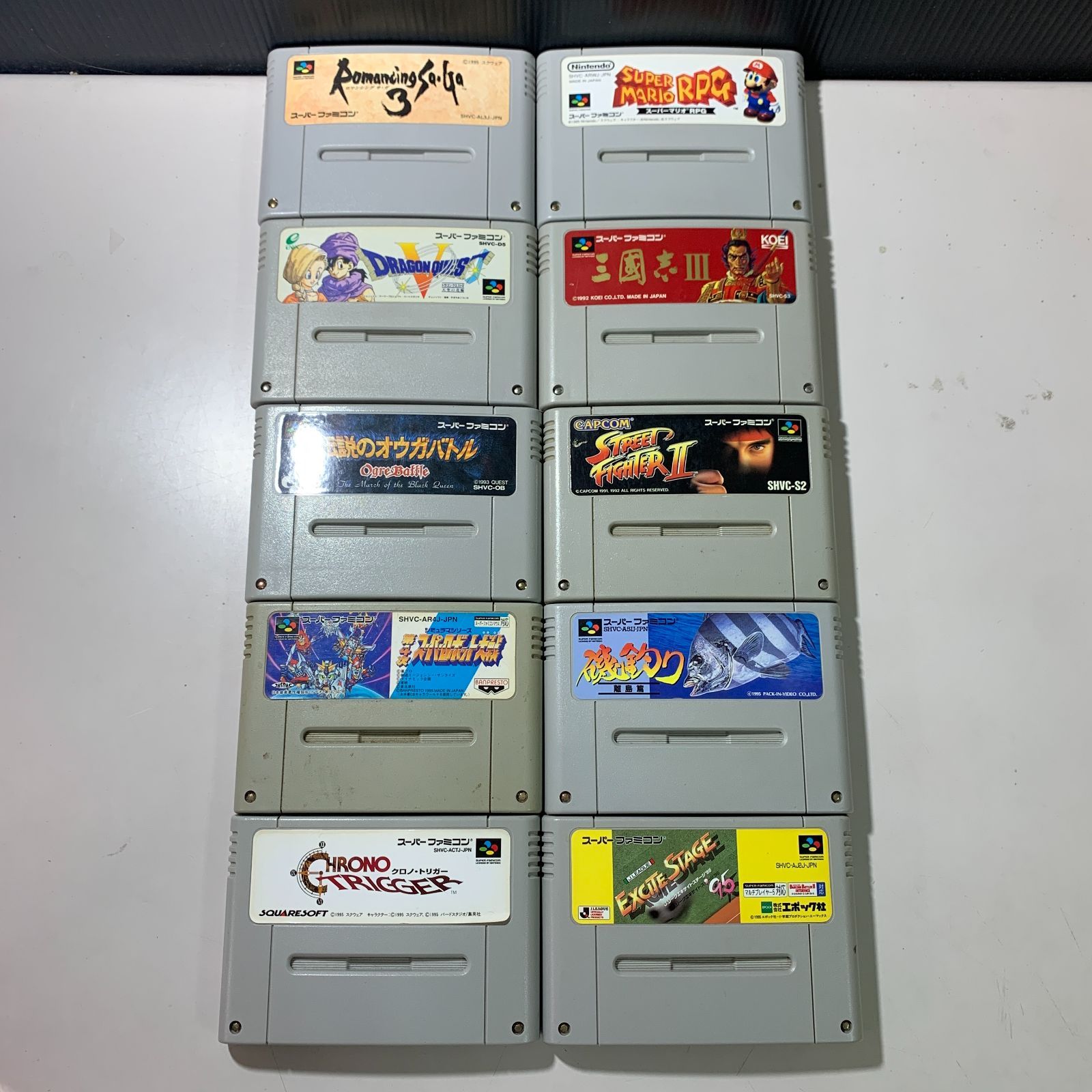 Yahoo!オークション - スーパーファミコン カセットコンプリート 