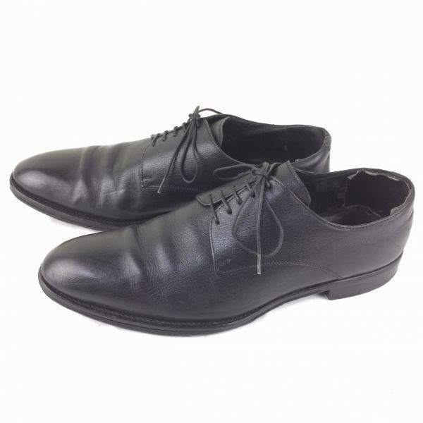 エルメネジルドゼニア　ビジネスシューズ　レザー　ブラック　イタリア製 Zegna エルメネジルドゼニア【size8D/26.0〈黒/BLACK】オールレザー