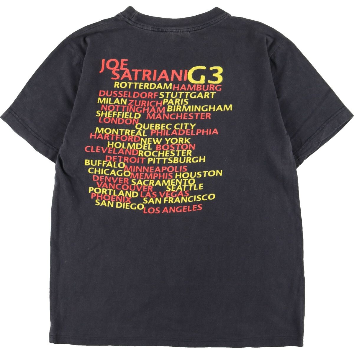 JOE SATRIANI ジョーサトリアーニ ツアーTシャツ バンド ギター JOE SATRIANI ジョーサトリアーニ ツアーTシャツ バンド ギター 【公式