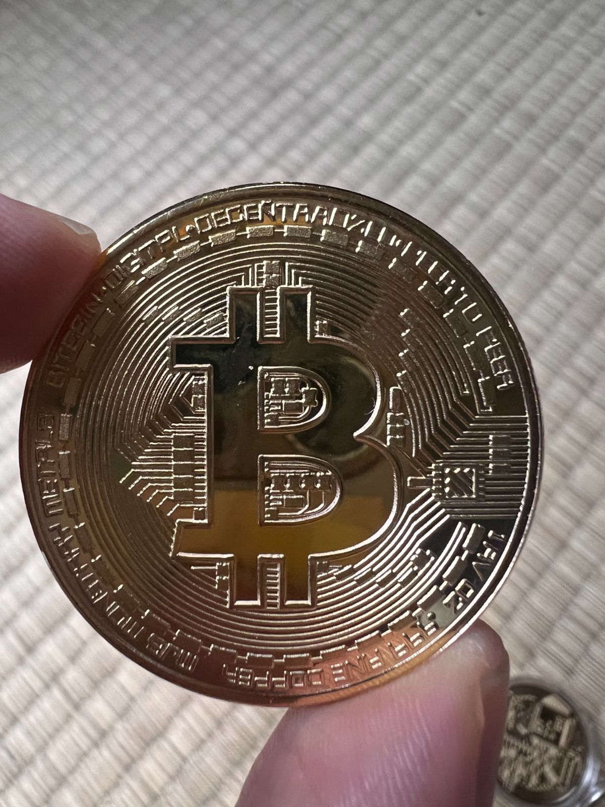 運気上昇ビットコイン ゴルフマーカー Bitcoin 3枚レプリカコイン金運