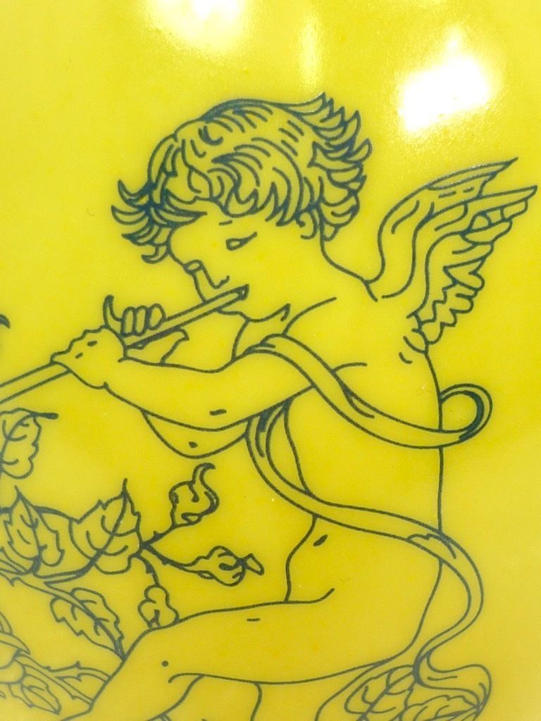 Rebeccaneeです ランプベルジェ アルトリア リモージュ天使 未使用 ランプベルジェ 天使 Angel エンジェル 黄色 アルトリア