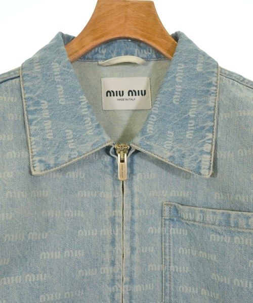 Miu Miu デニムジャケット レディース 【古着】【中古】【送料