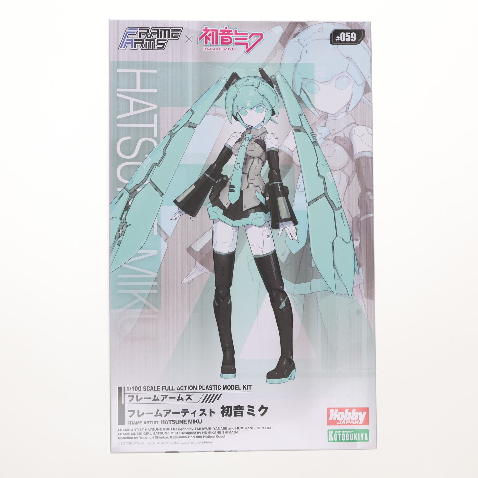 コトブキヤショップ限定特典付属 フレームアームズ 1/100 フレームアーティスト 初音ミク VOCALOID(ボーカロイド) プラモデル(FA129) コトブキヤ