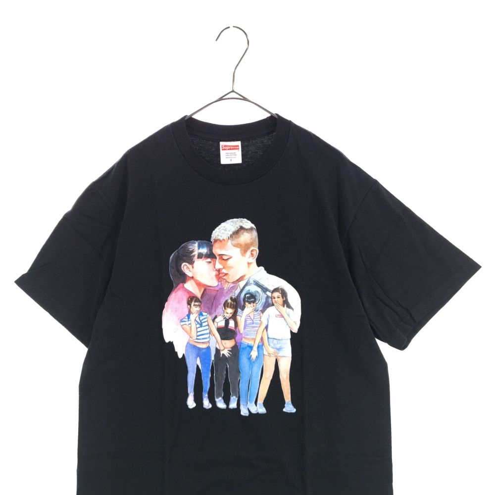 SUPREME (シュプリーム) 17AW Kiss Tee キスイラストプリント コットン