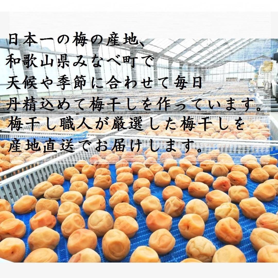 塩と梅だけの紀州南高梅干し