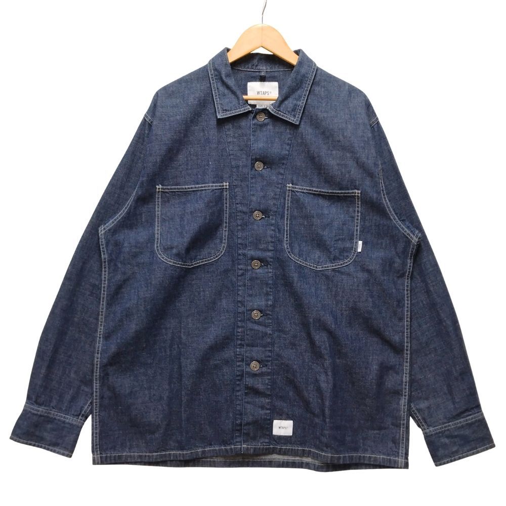 WTAPS ダブルタップス 19SS MINE LS SHIRT COTTON DENIM デニム