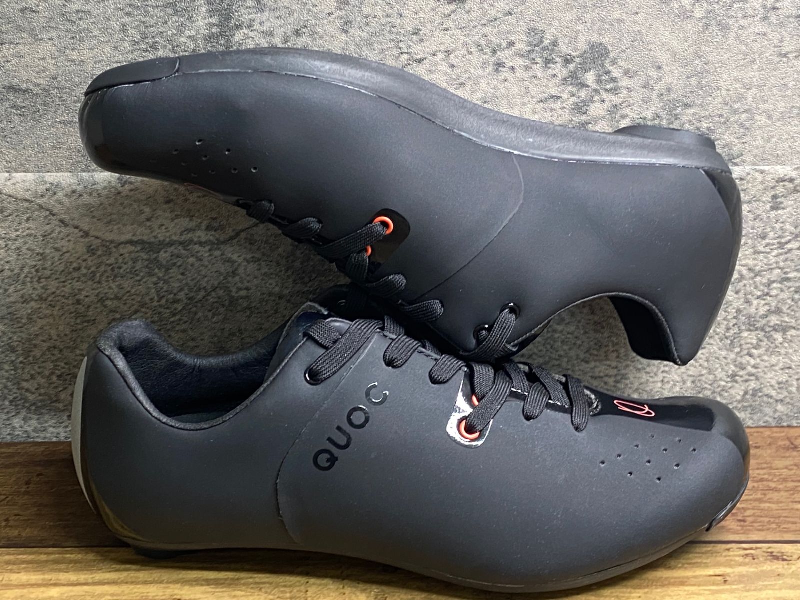 自転車 JF629 クオック QUOC NIGHT ビンディングシューズ 黒 EU37.5 3穴
