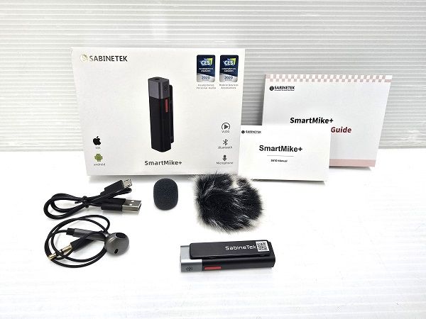 中古品】 SABINETEK スマートマイク 超小型ワイヤレスマイク Bluetooth