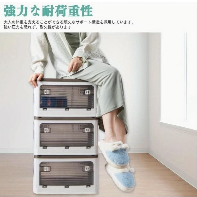すべての方向からアクセスできるストレージケースです