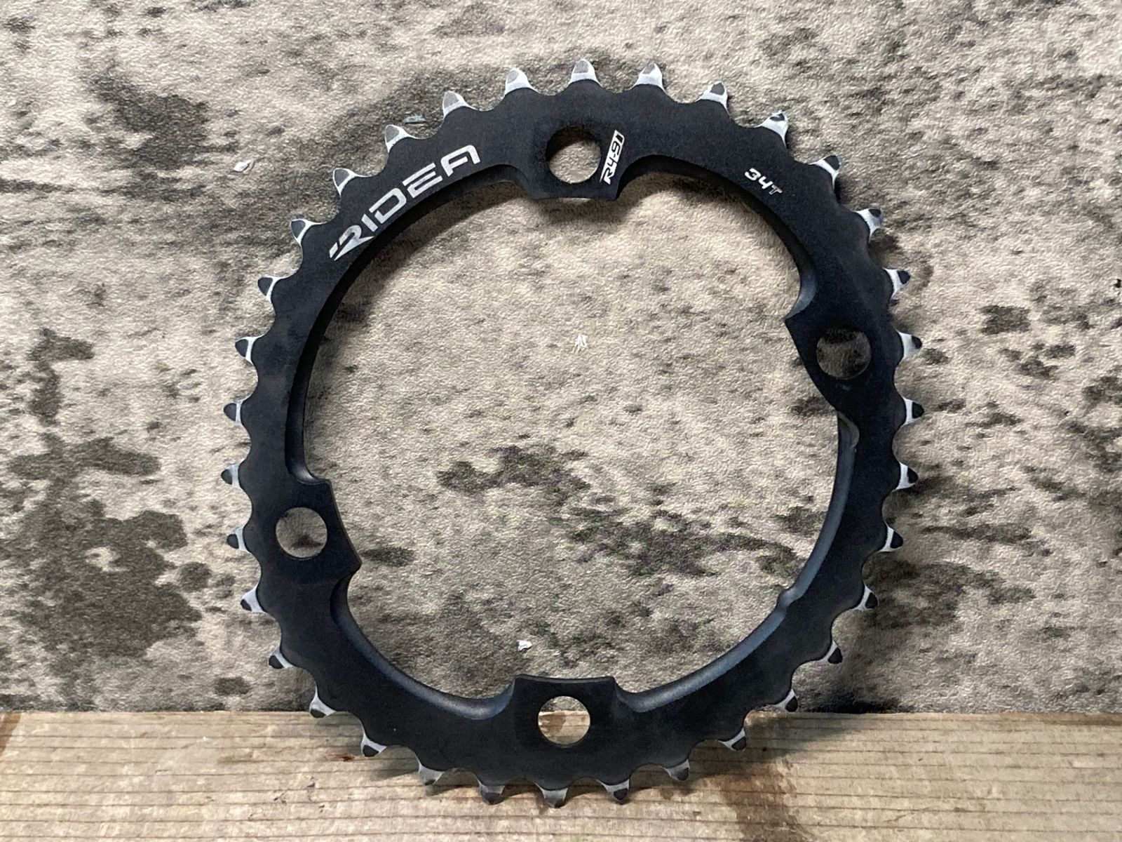 ridea 楕円チェーンリング　50-34t w2 シマノ4アーム　使用頻度少 ridea 楕円チェーンリング 50-34t w2 シマノ4アーム 使用頻度少