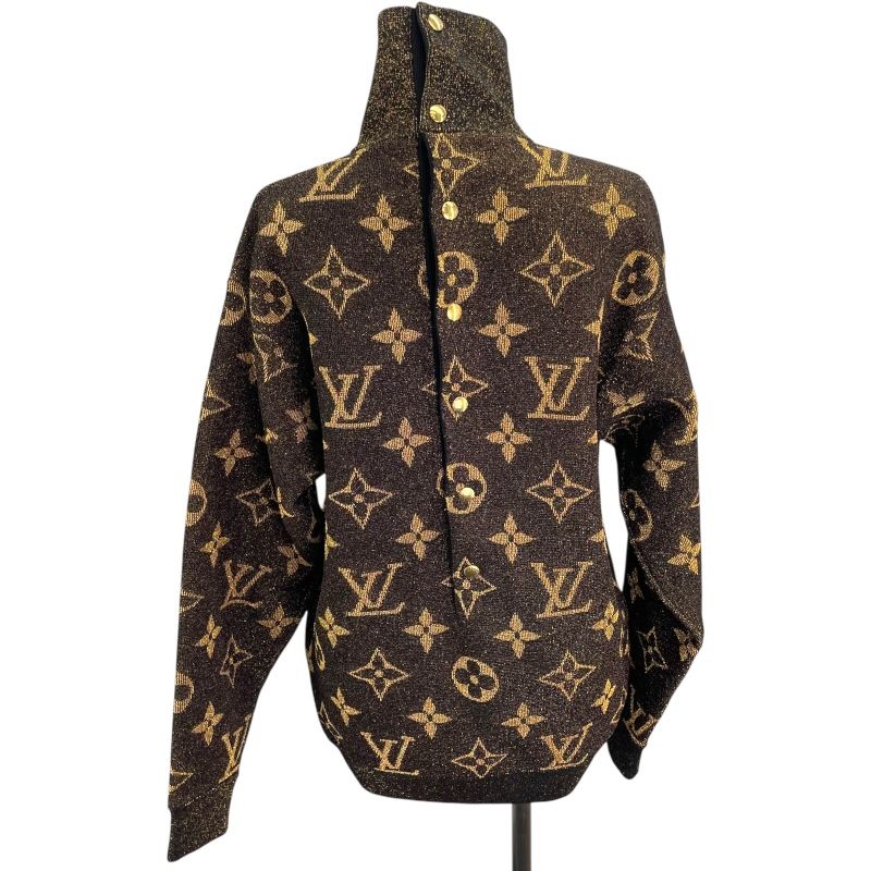 ルイ・ヴィトン LOUIS VUITTON モノグラム総柄タートルネックニット