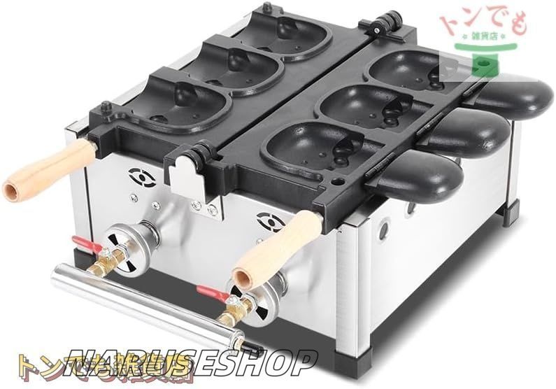 焼きメーカー業務用電気たい焼き機 業務用電気加熱キティ たいやきタイプ 焙煎機 アイスクリームたい焼き焙煎機 均一加熱三種焙煎機 2|