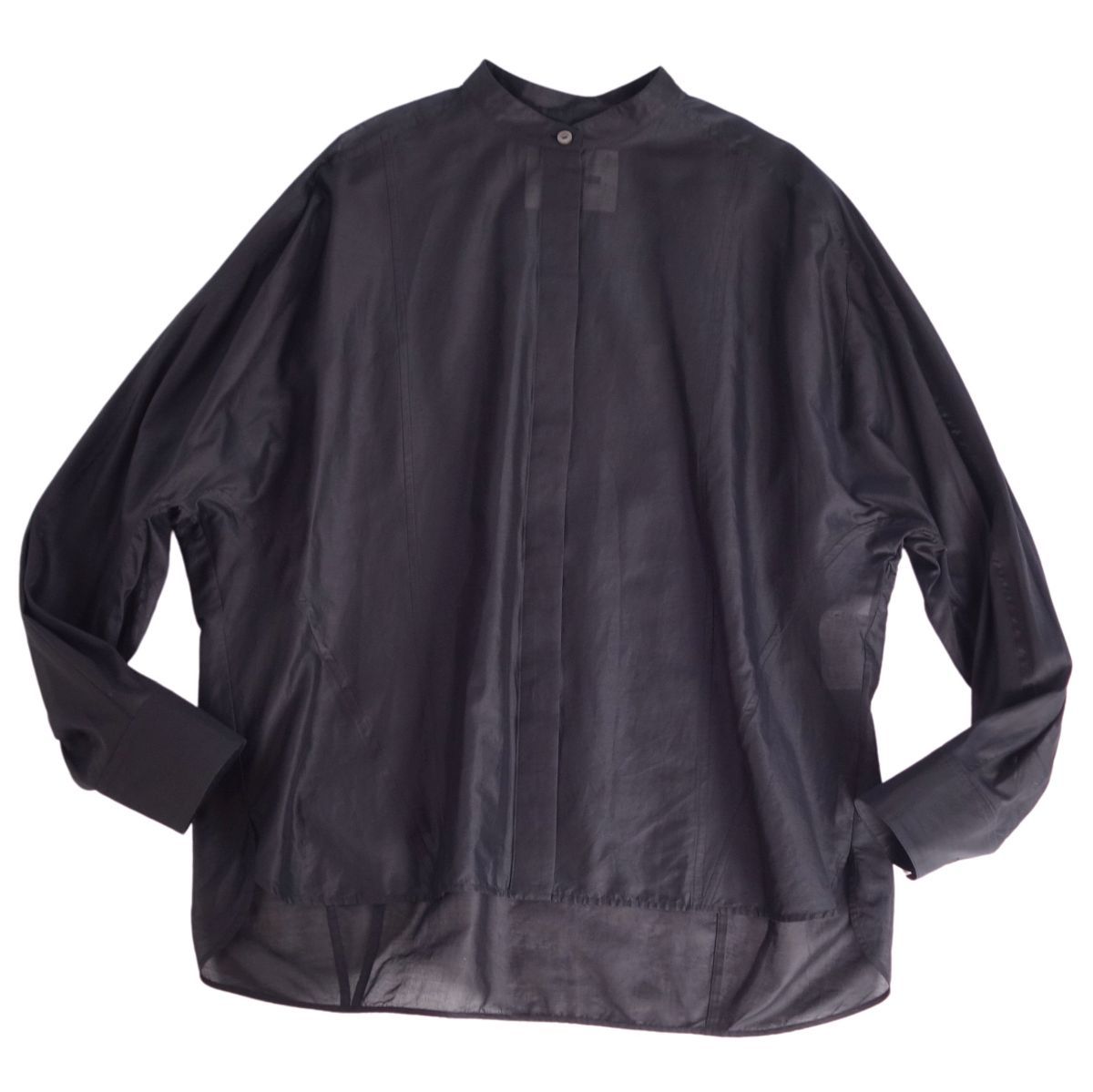 極美品 ジルサンダー JIL SANDER シャツ 2023 ブラウス スタンド 