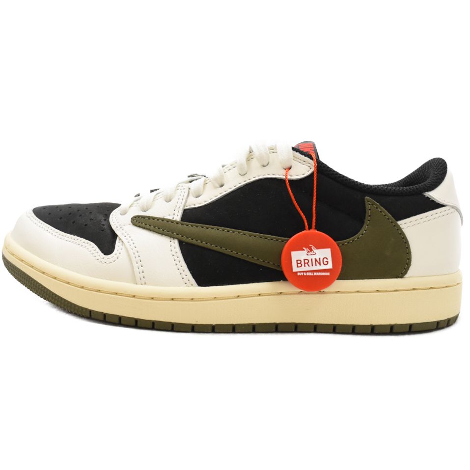 NIKE (ナイキ) ×TRAVIS SCOTT WMNS AIR JORDAN 1 LOW OG Medium Olive 