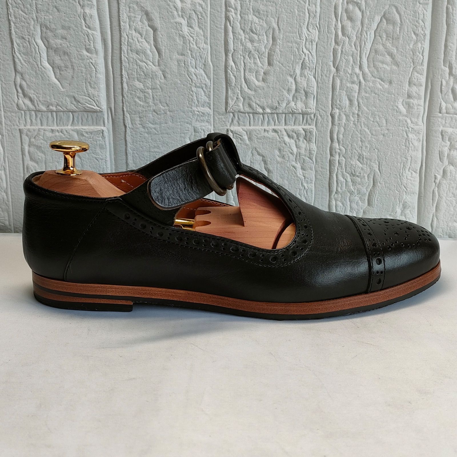 MUKAVA ムカヴァ　Tストラップシューズ　サイズM 美品 MUKAVA ムカヴァ Tストラップシューズ