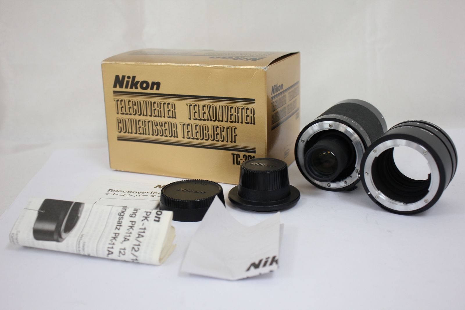 返品保証 2点まとめ ニコン Nikon Teleconverter TC-301 2X PK-11A 12 13 コンバーター M7632
