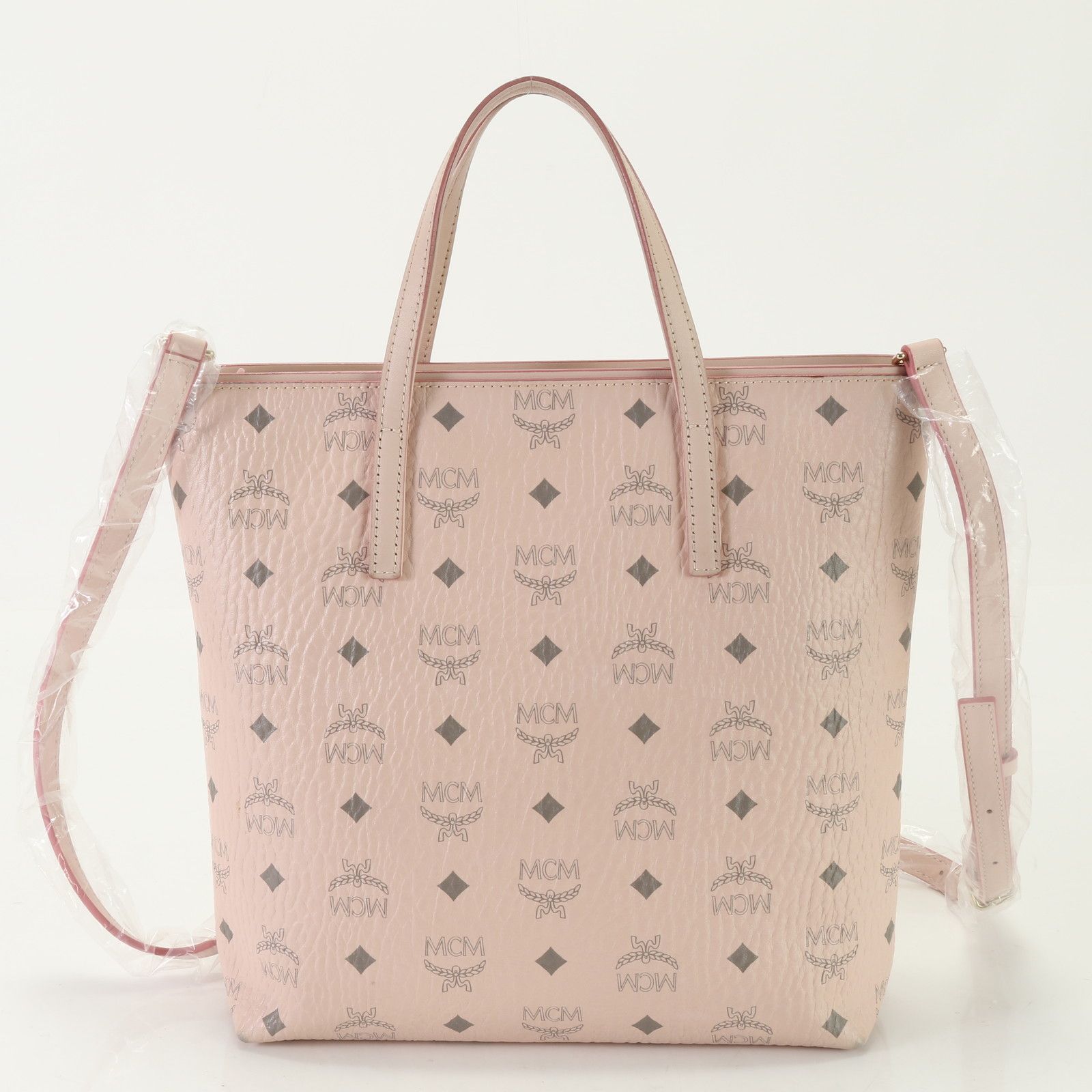美品 MCM エムシーエム ヴィセトス 2WAY ショルダーバッグ 斜め掛け 