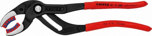 クニペックス(KNIPEX)パイププライヤー250mプラアゴ付 8111-250