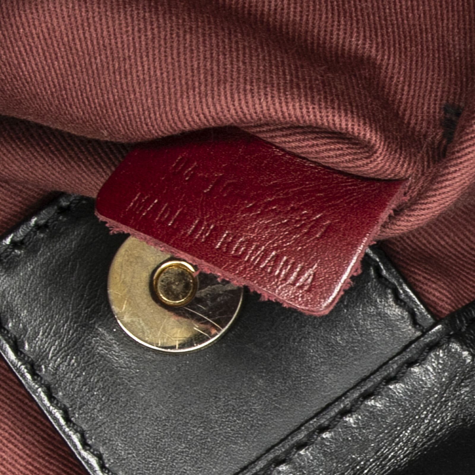 クロエヴィクトリアトート黒カーフスキンレザーAB